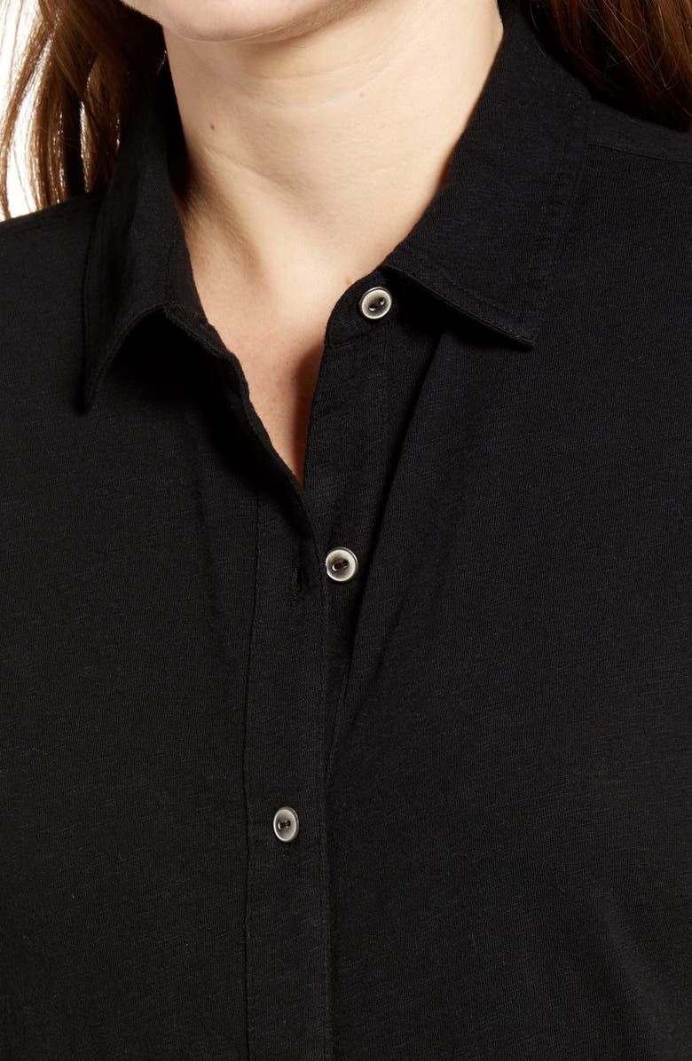 Caslon<sup>®</sup> Slub Jersey Camp Shirt, Alternate, color, 