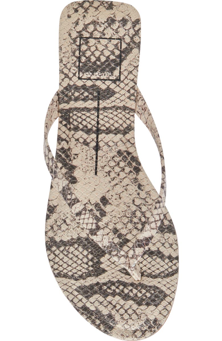 Dolce Vita Layney Flip Flop, Alternate, color, Black White