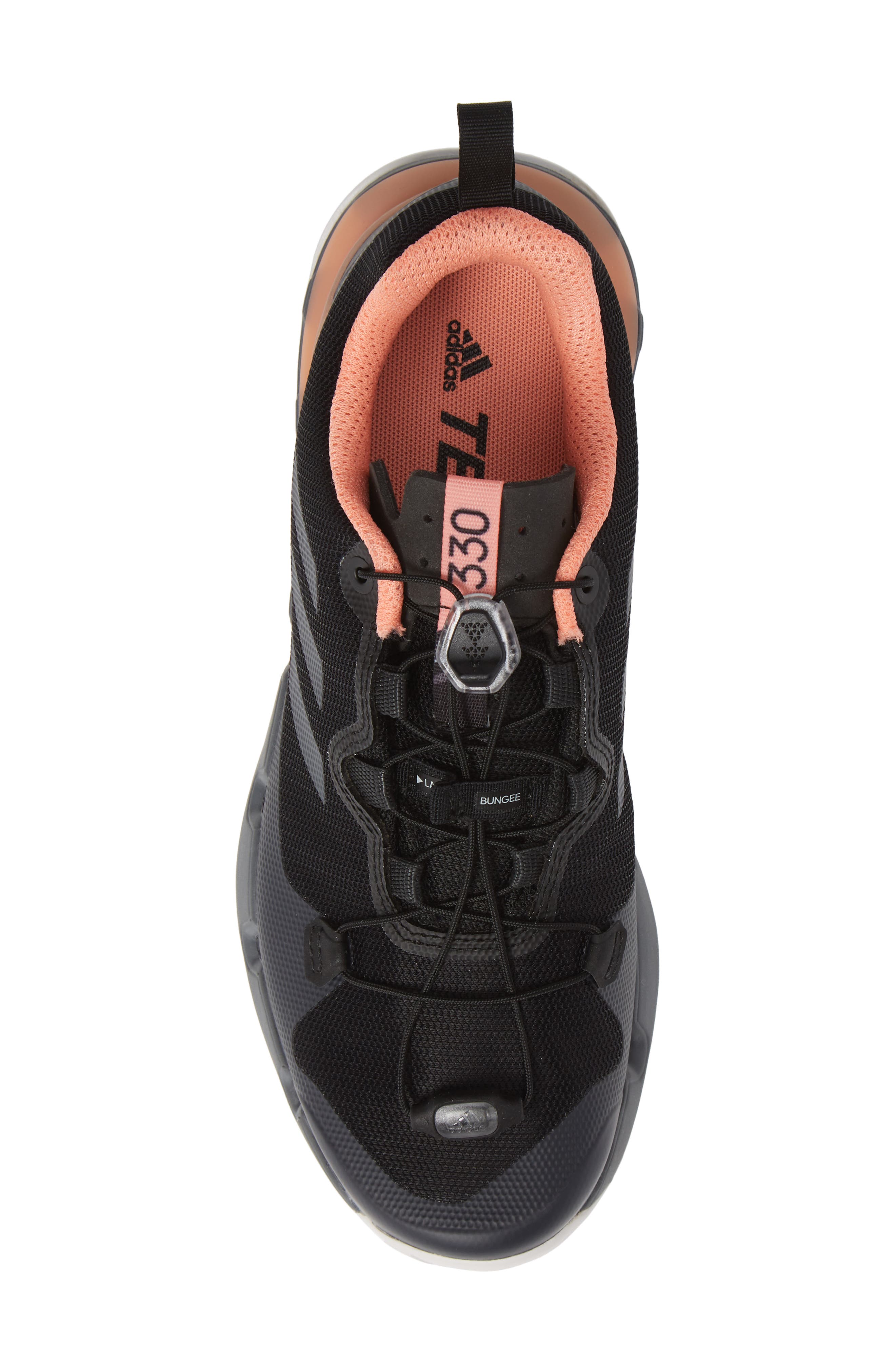 Terrex Fast GTX® Surround Hiking Shoe, Alternate, color, BLACK/ GREY FIVE/ CHALK CORAL