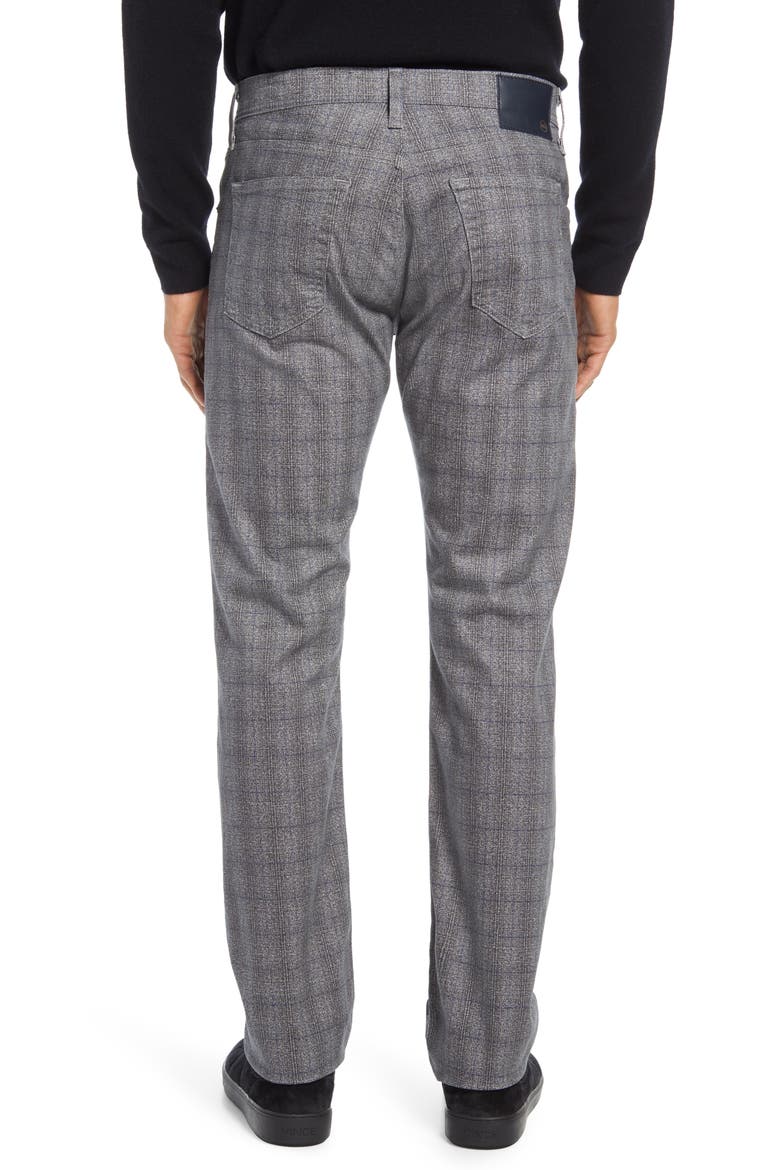Everett Slim Fit Straight Leg Print Pants, Alternate, color, PADLOCK FLORENCE FOG