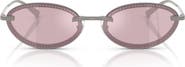 Jimmy Choo Zina 59mm Oval Sunglasses
