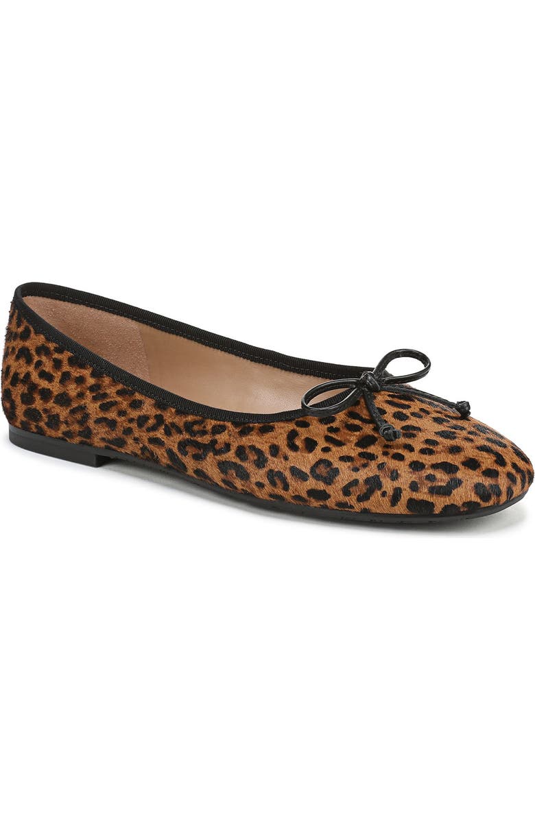 Sam Edelman Alie Genuine Calf Hair Ballet Flat, Main, color, Brown Multi Brahma Leopard