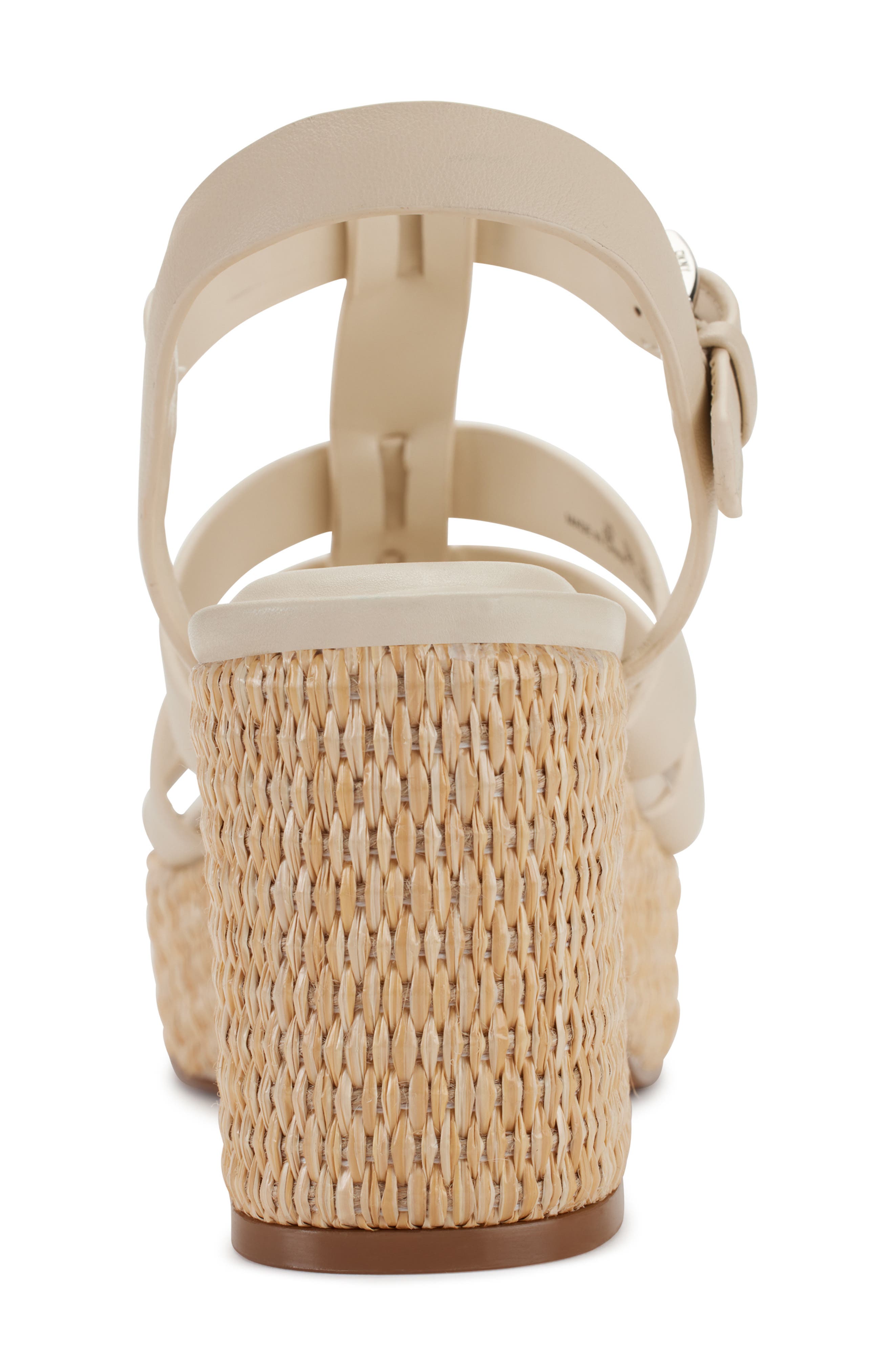 DKNY Fisherman Platform Sandal, Alternate, color, Bone