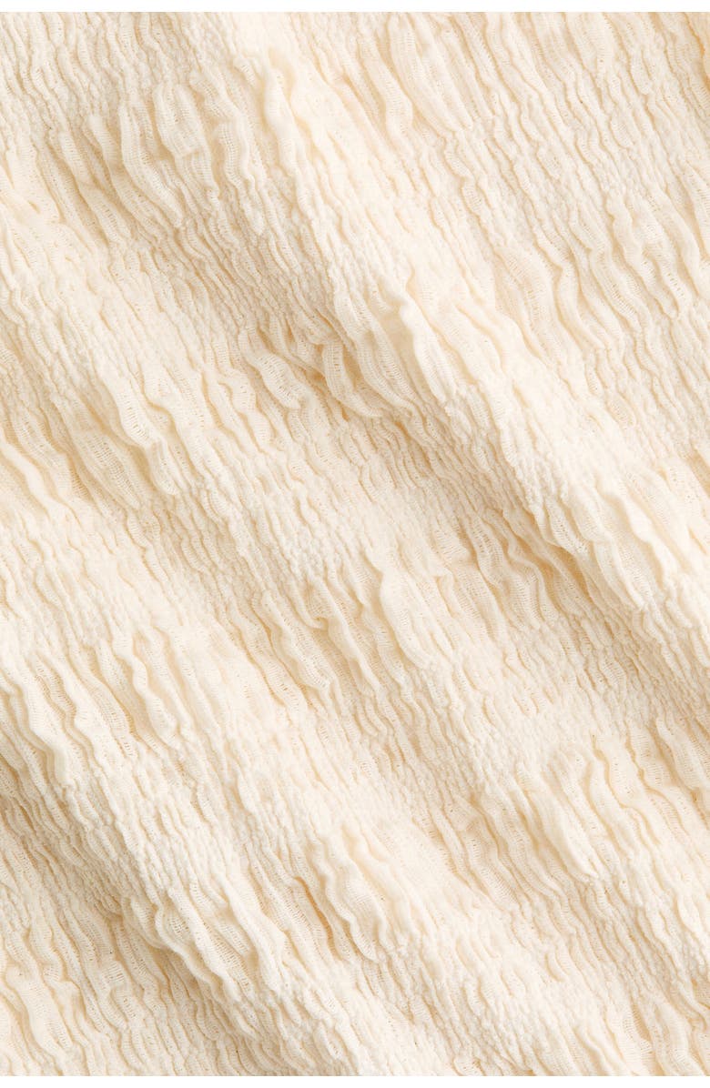 H&M Textured Jersey Balloon Trousers, Alternate, color, Ivory