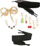 Leith Fruit 9-Piece Shoe Lace Charm Set
