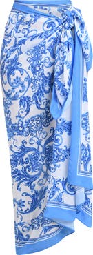 L'AGENCE Maribel Baroque Cover-Up Pareo