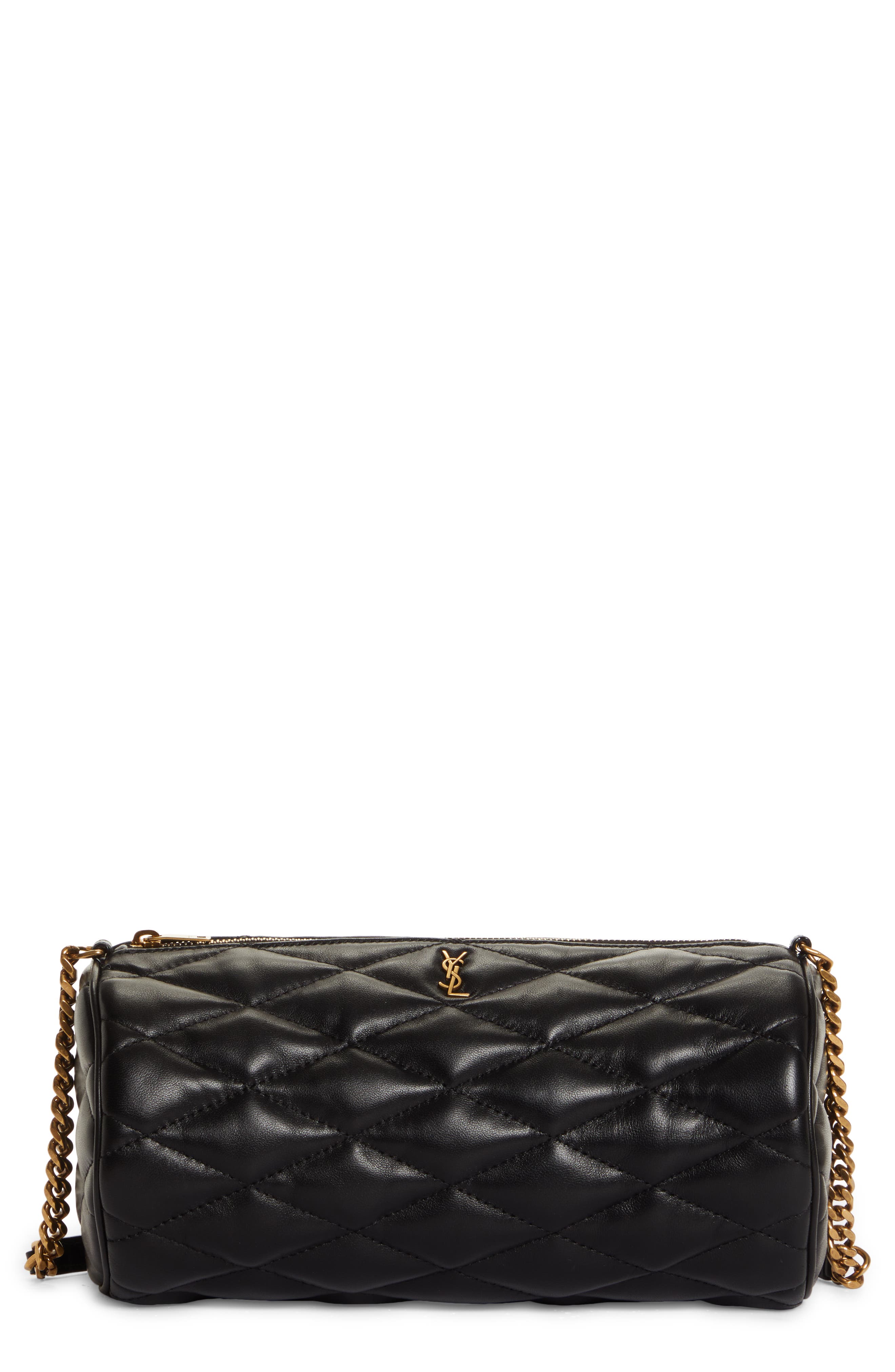 Saint Laurent Medium Sade Quilted Leather Tube Bag, Main, color, 