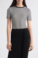 Emporio Armani Jerseywear Geometric Jacquard Jersey Tee