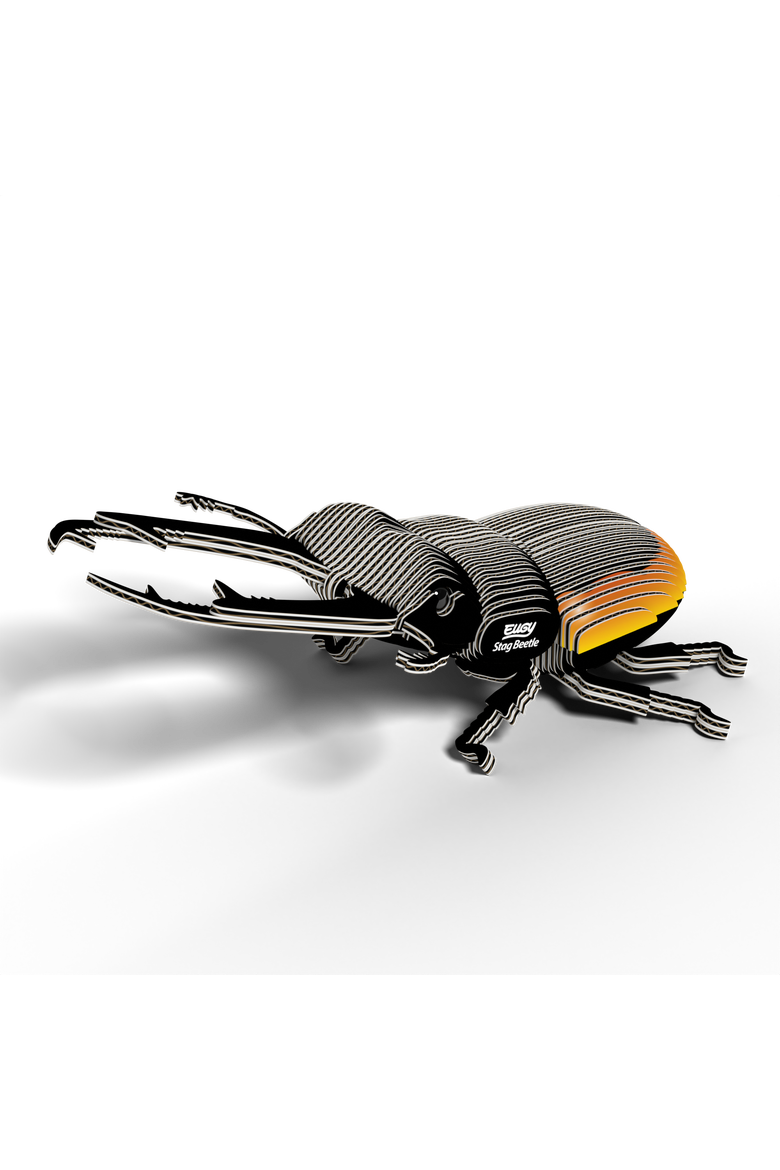 Stag Beetle 3D Puzzle, Alternate, color, No Color