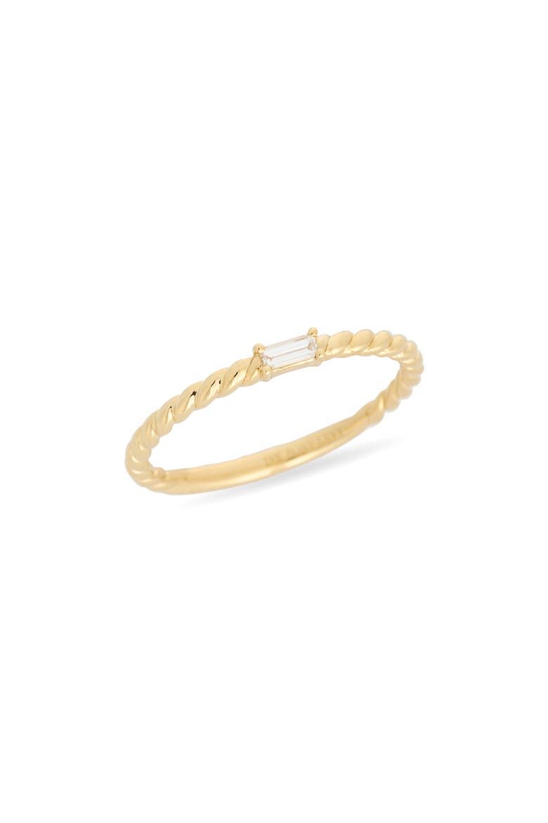 Liora Diamond Stackable Ring, Main, color, 18KY