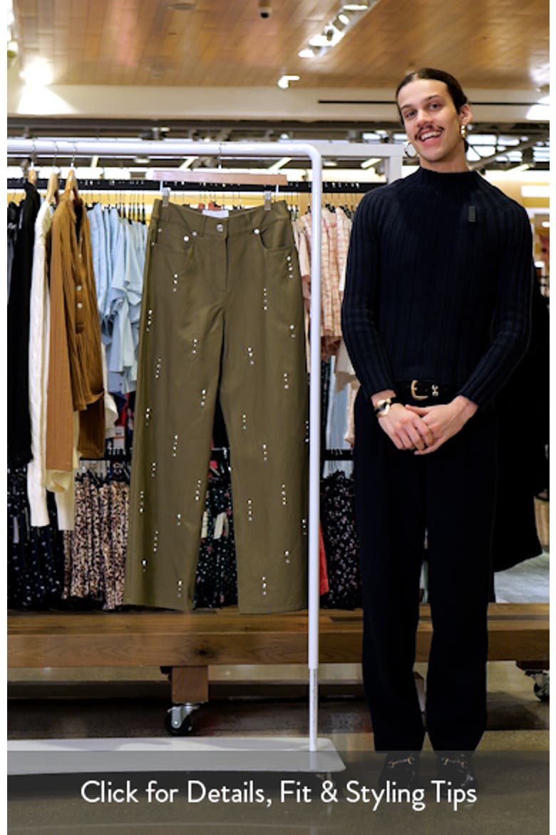 Flat Front Wide Leg Ankle Pants video
