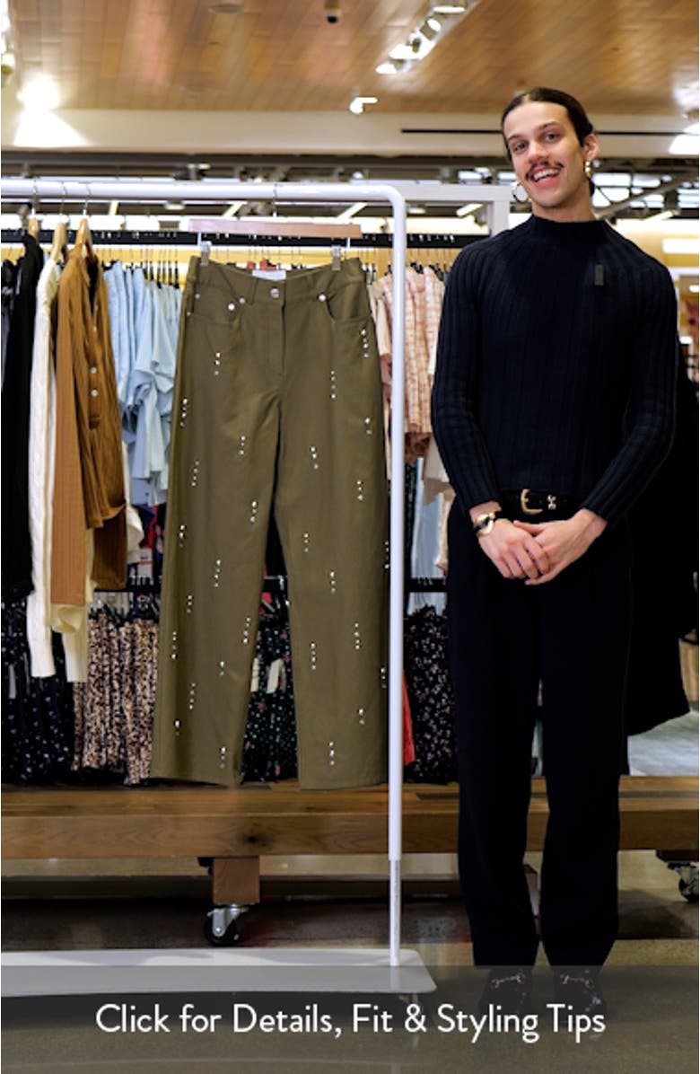 Flat Front Wide Leg Ankle Pants, sales video thumbnail