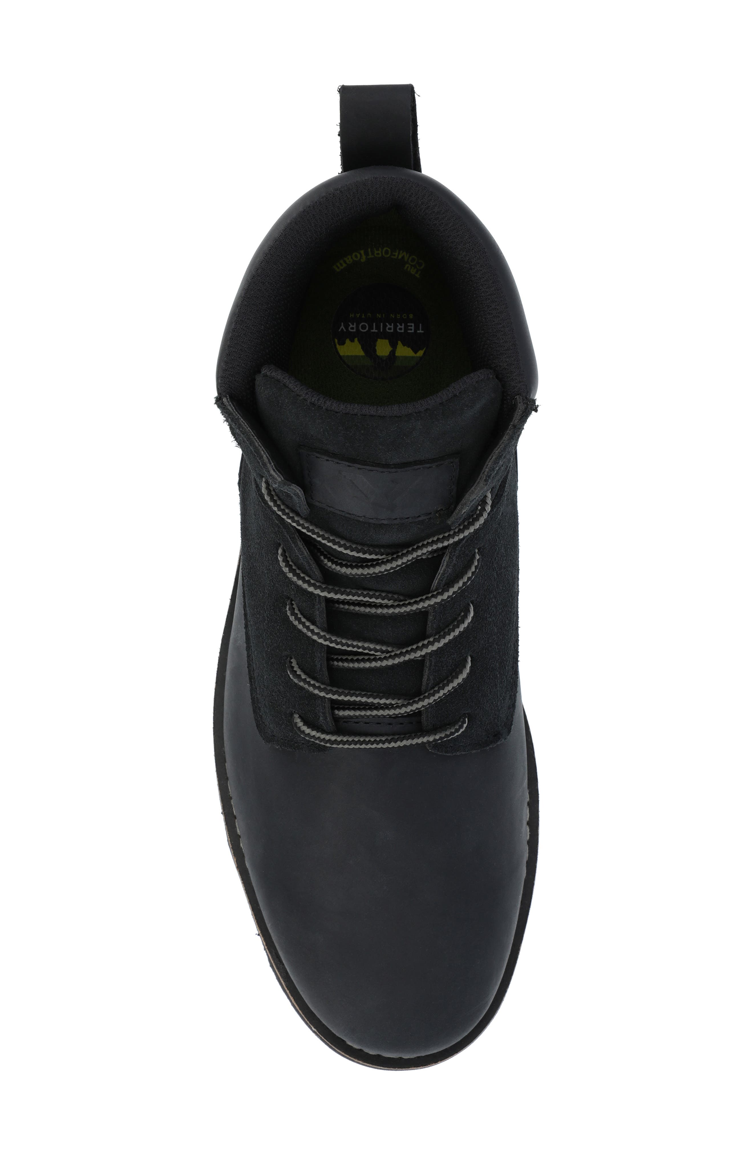 TERRITORY BOOTS Range Water Resistant Plain Toe Lace-Up Boot, Alternate, color, 