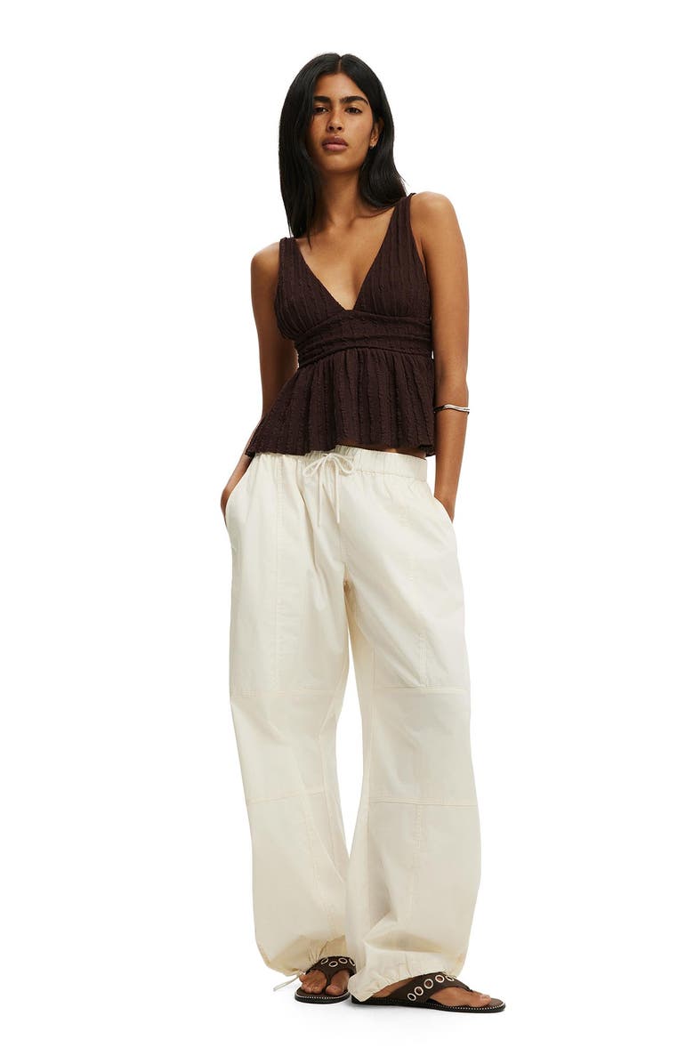 Cotton On Women's Greta Babydoll Tank, Alternate, color, Dark Oak