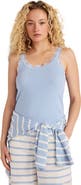 Haven Well Within Organic Cotton Rib Knit Lace Tank
