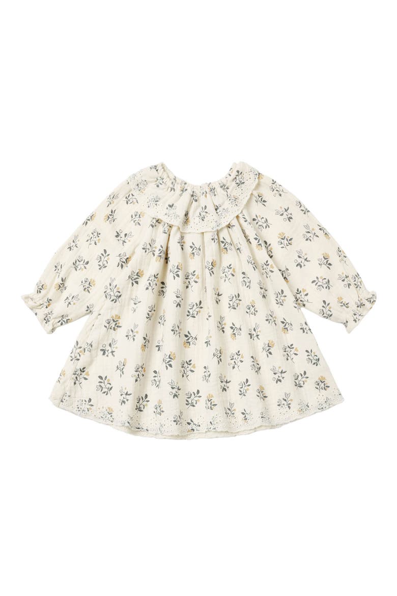 Kids' Isla Long Sleeve Organic Cotton Dress & Bloomers Set, Main, color, NATURAL
