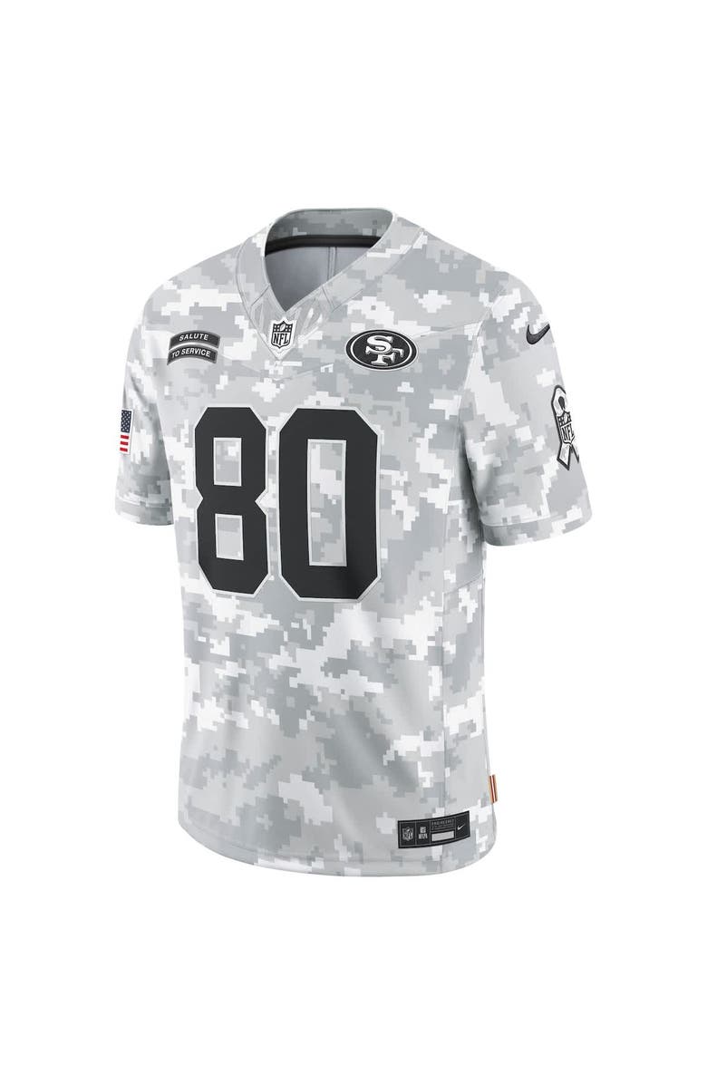 Nike Men's Nike Jerry Rice Arctic Camo San Francisco 49ers 2024 Salute to Service Retired Player Limited Jersey, Alternate, color, 