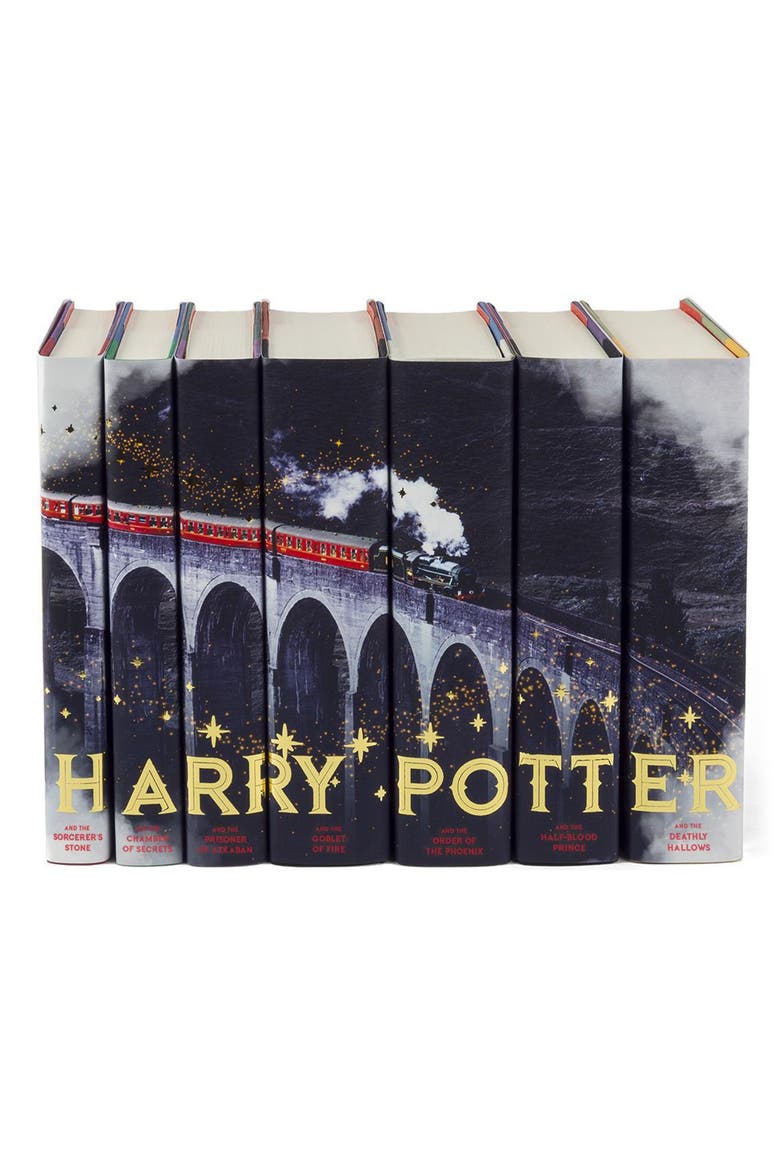 Harry Potter Train Book Set, Main, color, Black with Gold Foil