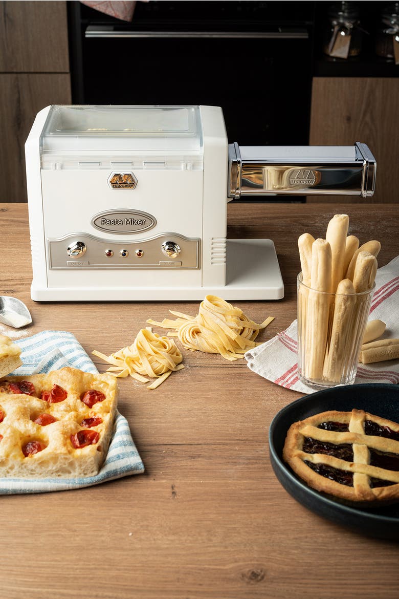 Electric Pasta Fresca Machine, Includes Lasagna, Fettuccine, Tagliolini, Alternate, color, Silver