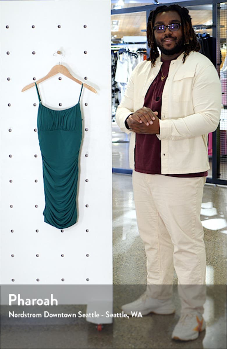 Emma Ruched Body-Con Minidress, sales video thumbnail