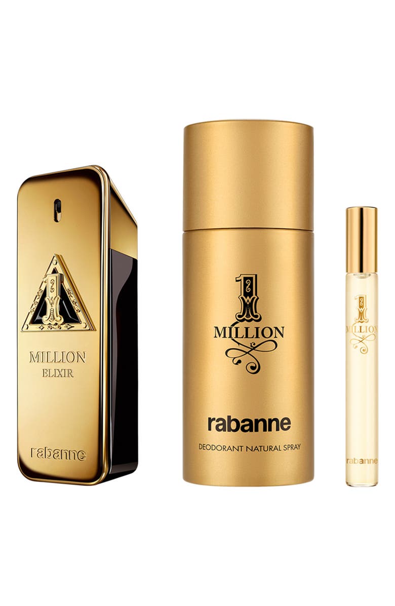 Rabanne 1 Million Elixir Parfum Intense Cologne Set $215 Value, Alternate, color, 