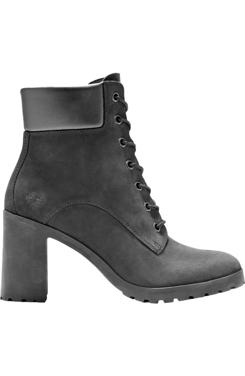 Timberland Allington Block Heel Bootie, Alternate, color, Black