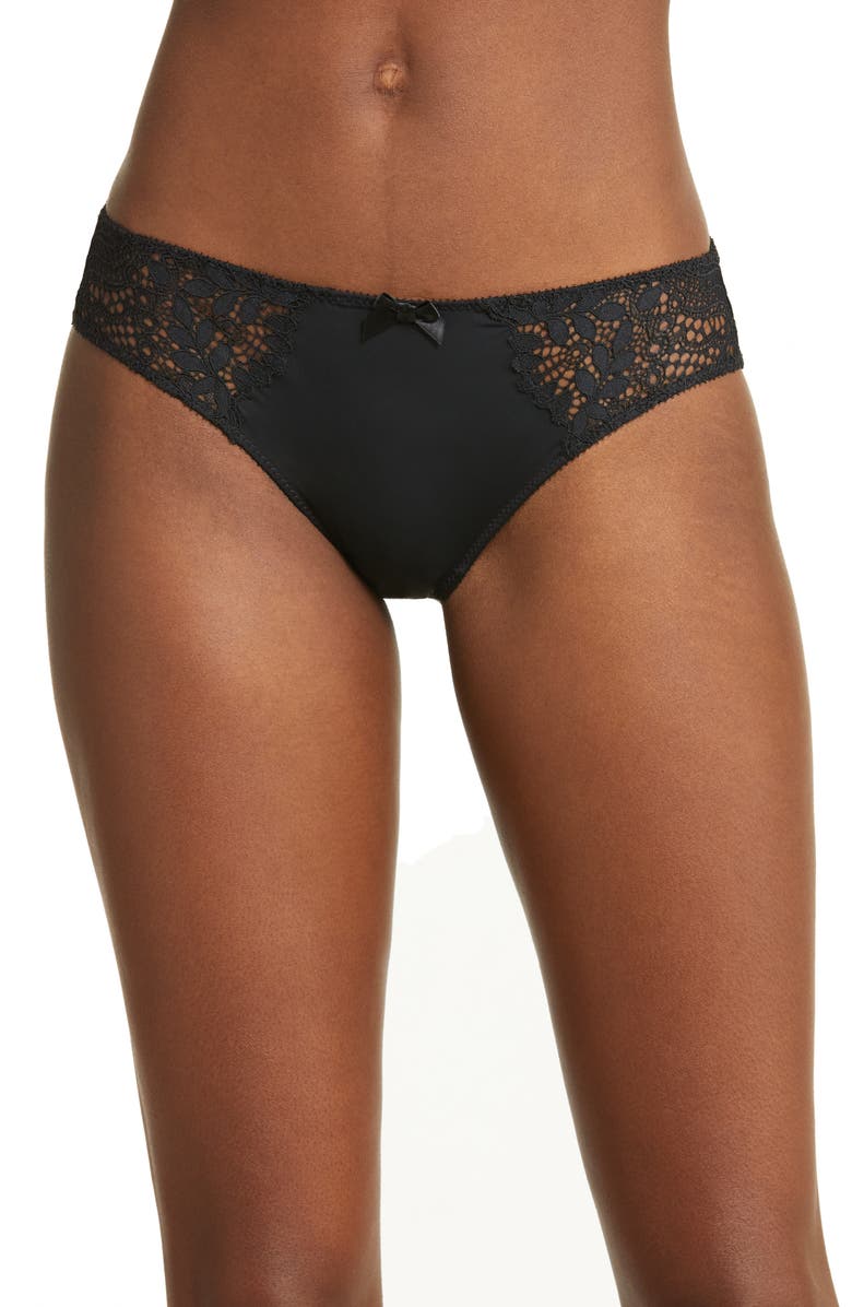Etam Success Hipster Briefs, Main, color, Black