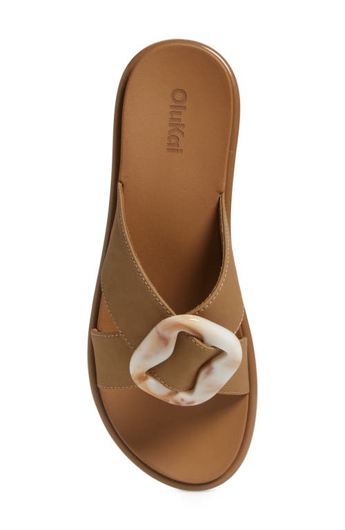 Olukai La'i Slide Sandal In Brown