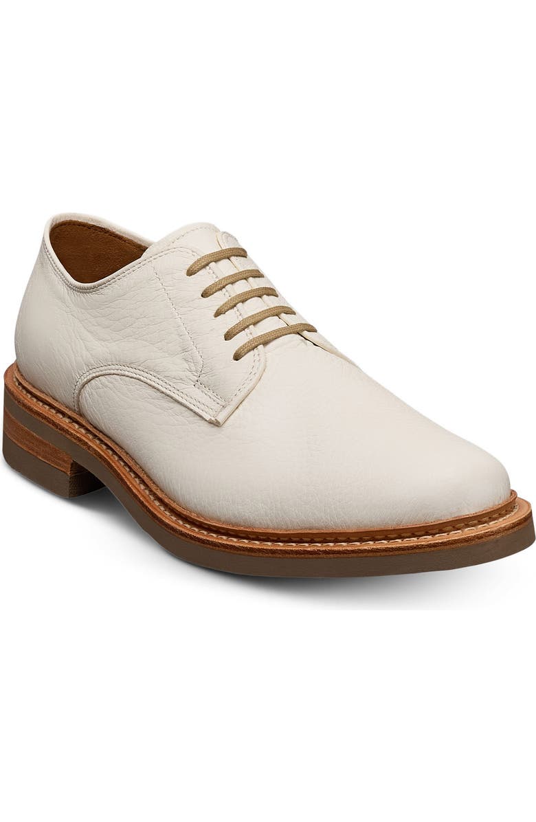 Allen Edmonds Amesbury Derby, Main, color, Off White