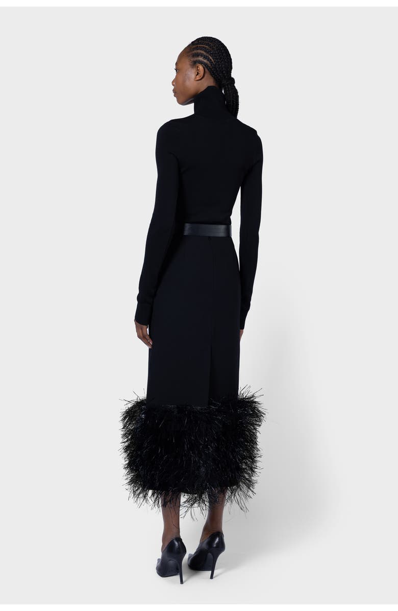 Roksanda Zari Textured Pencil Skirt, Alternate, color, Black