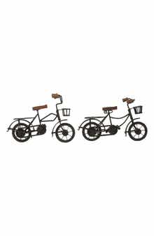 Set of 2 Bike Sculptures