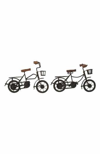 Set of 2 Bike Sculptures