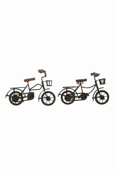 Set of 2 Bike Sculptures