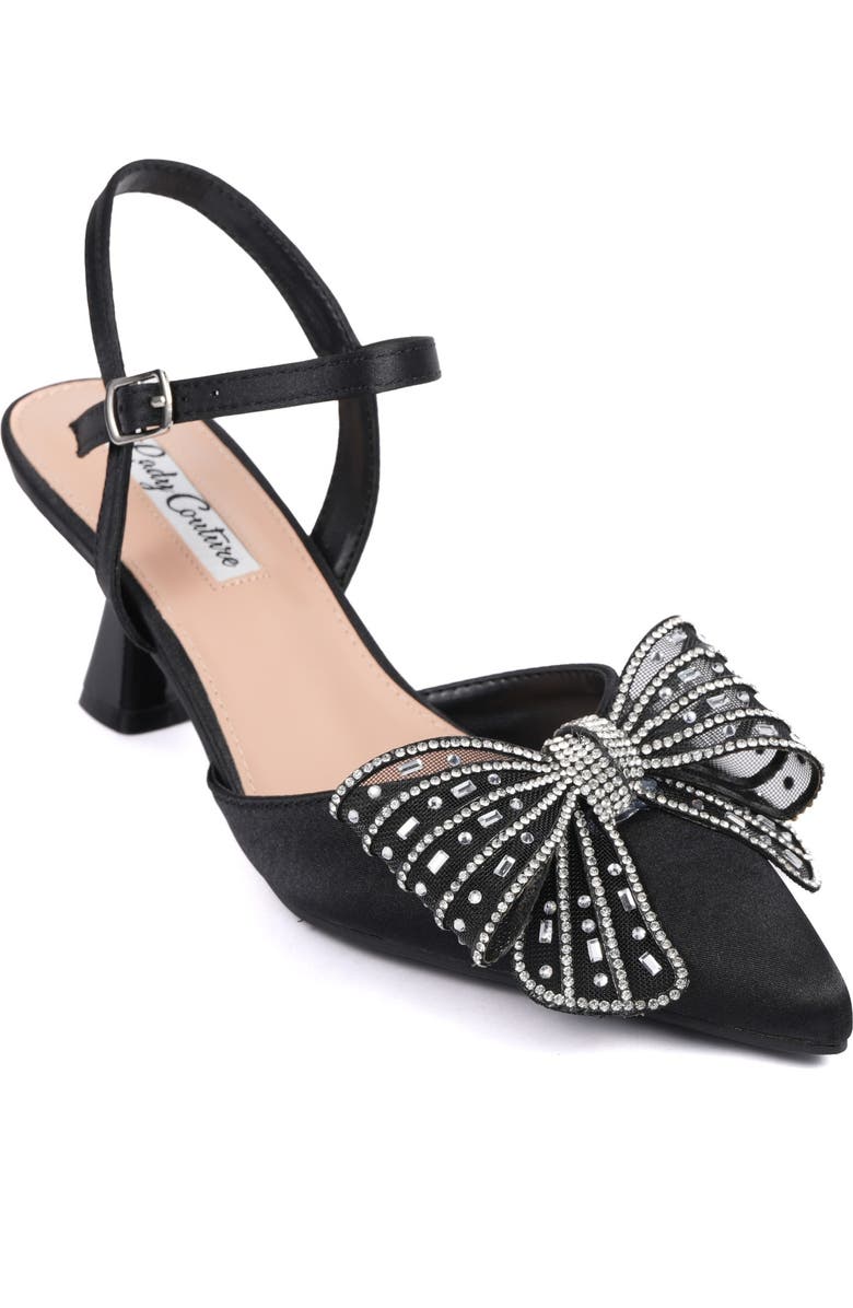 LADY COUTURE Leslie Pointed Toe Pump, Main, color, Black