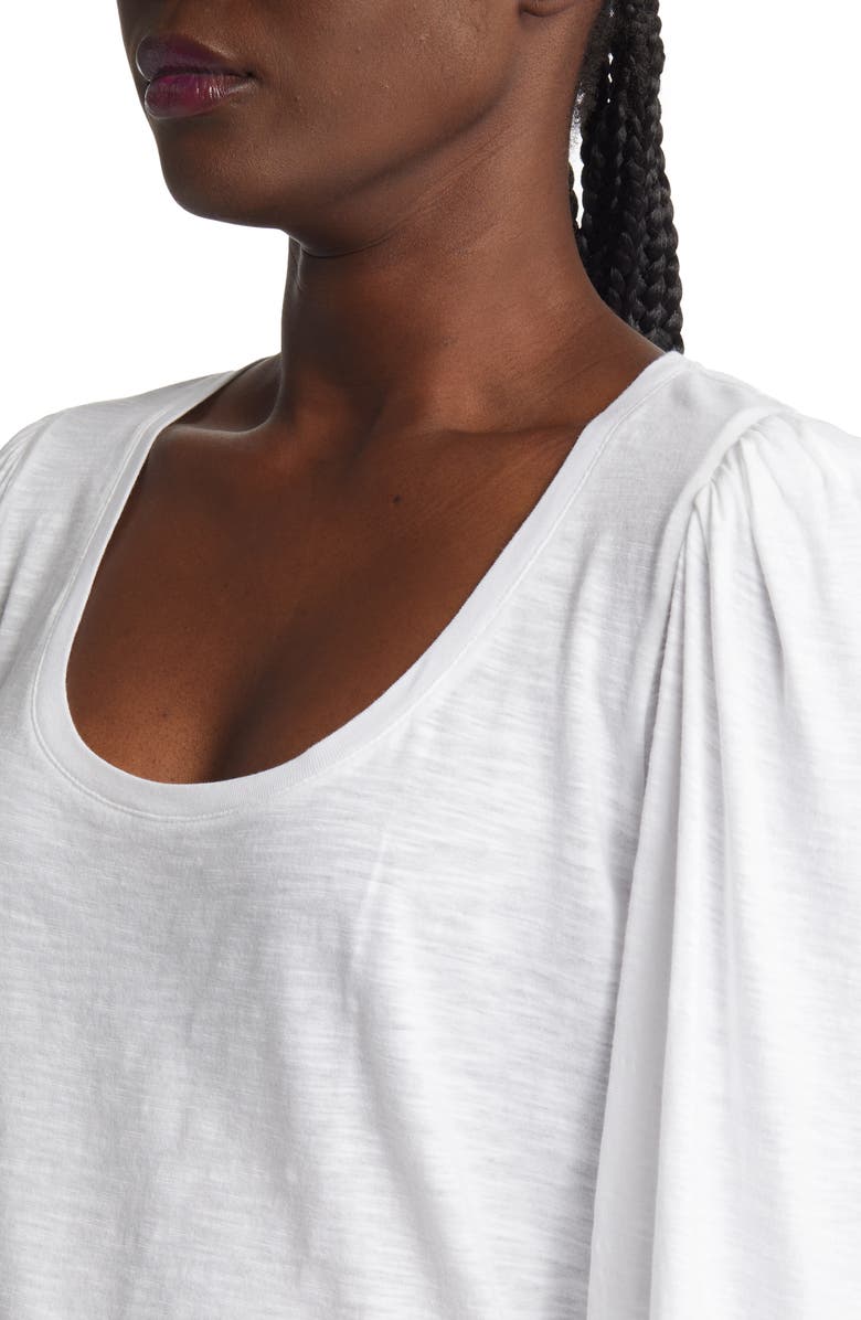 PAIGE Sylvie Scoop Neck T-Shirt, Alternate, color, 