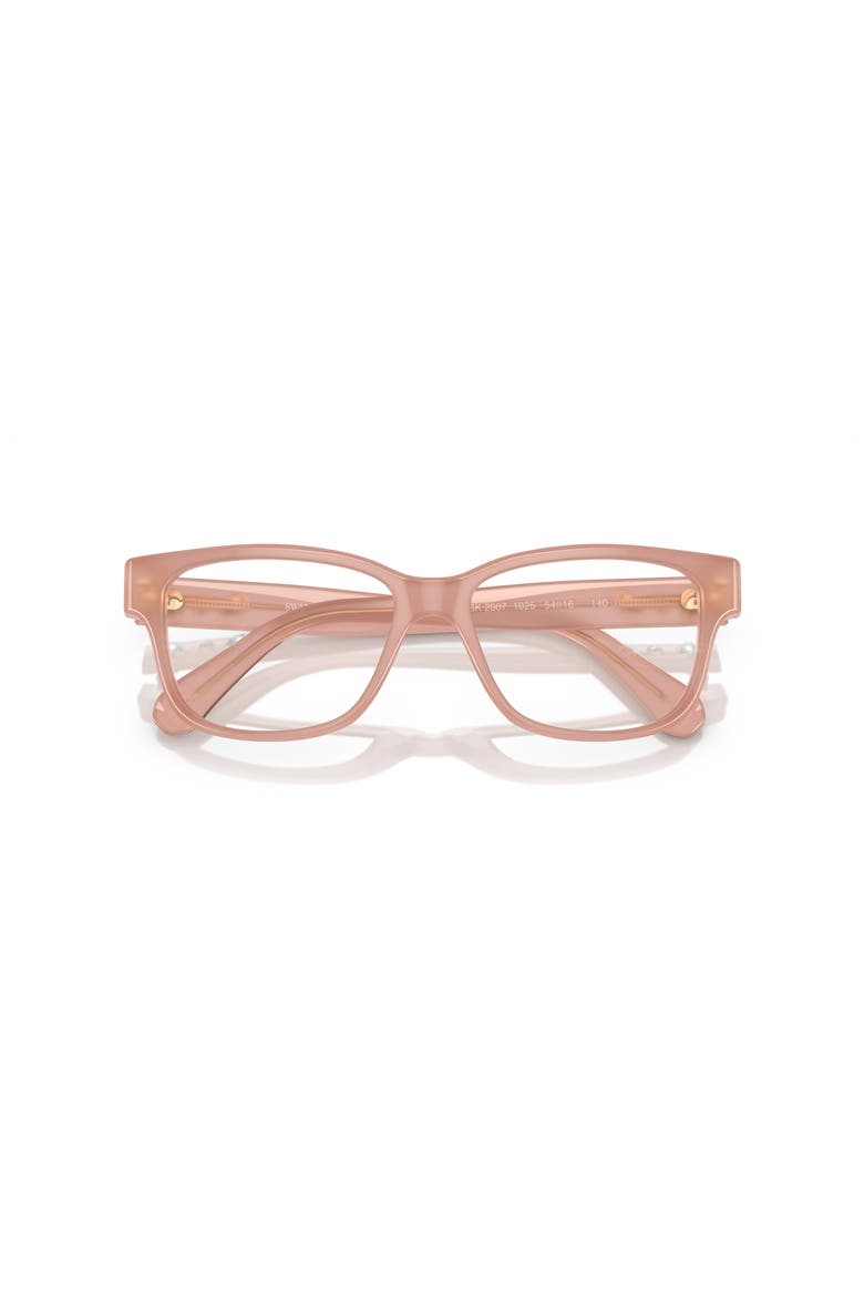 52mm Rectangle optical glasses, Alternate, color, Pink