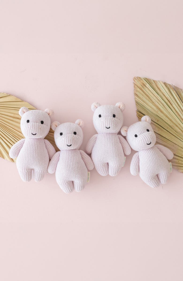 cuddle+kind Baby Hippo Stuffed Animal, Alternate, color, Lavender