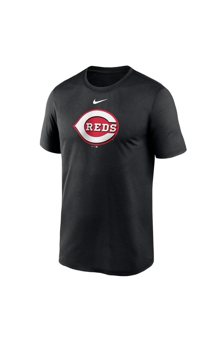 Nike Men's Nike Black Cincinnati Reds Legend Fuse Large Logo Performance T-Shirt, Alternate, color, Black