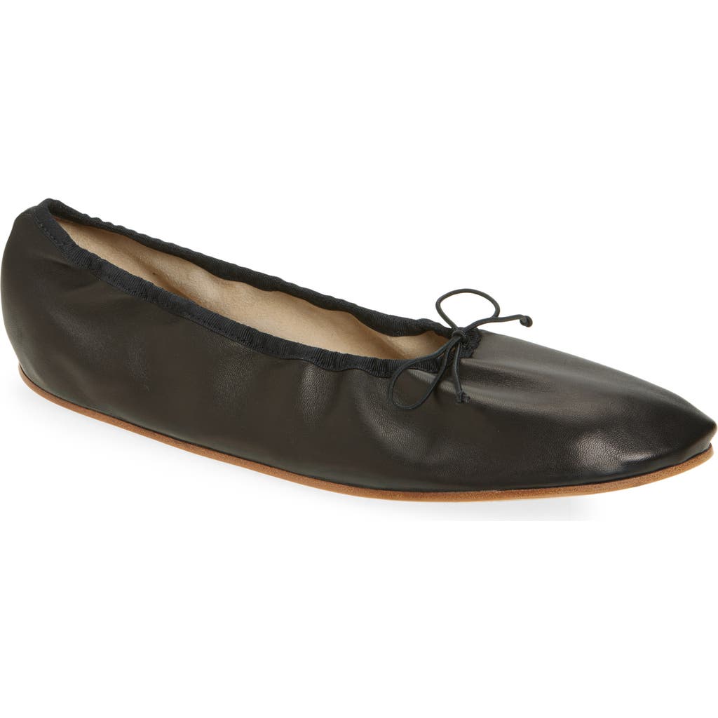 The Row Ballerina Flat In Black