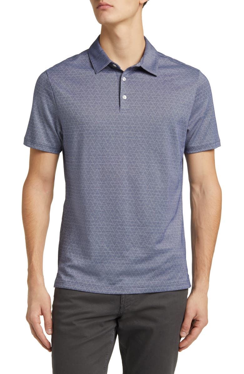 Robert Barakett Cormack Geo Pattern Polo, Main, color, 