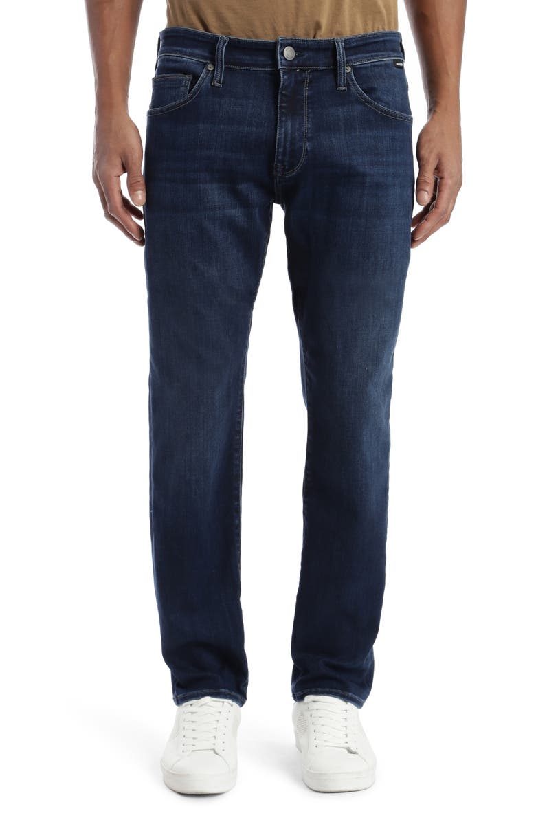 Mavi Jeans Marcus Slim Straight Leg Jeans, Main, color, Dark Blue Supermove