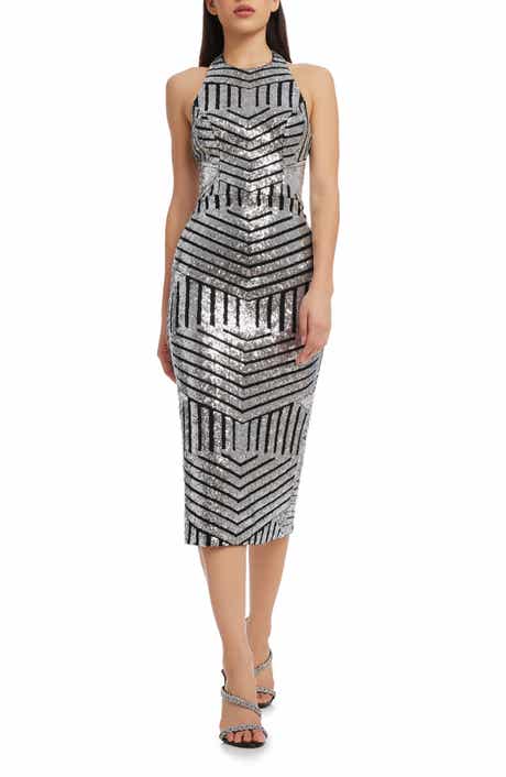 Dress the Population Cleo Sequin Sheath Cocktail Dress