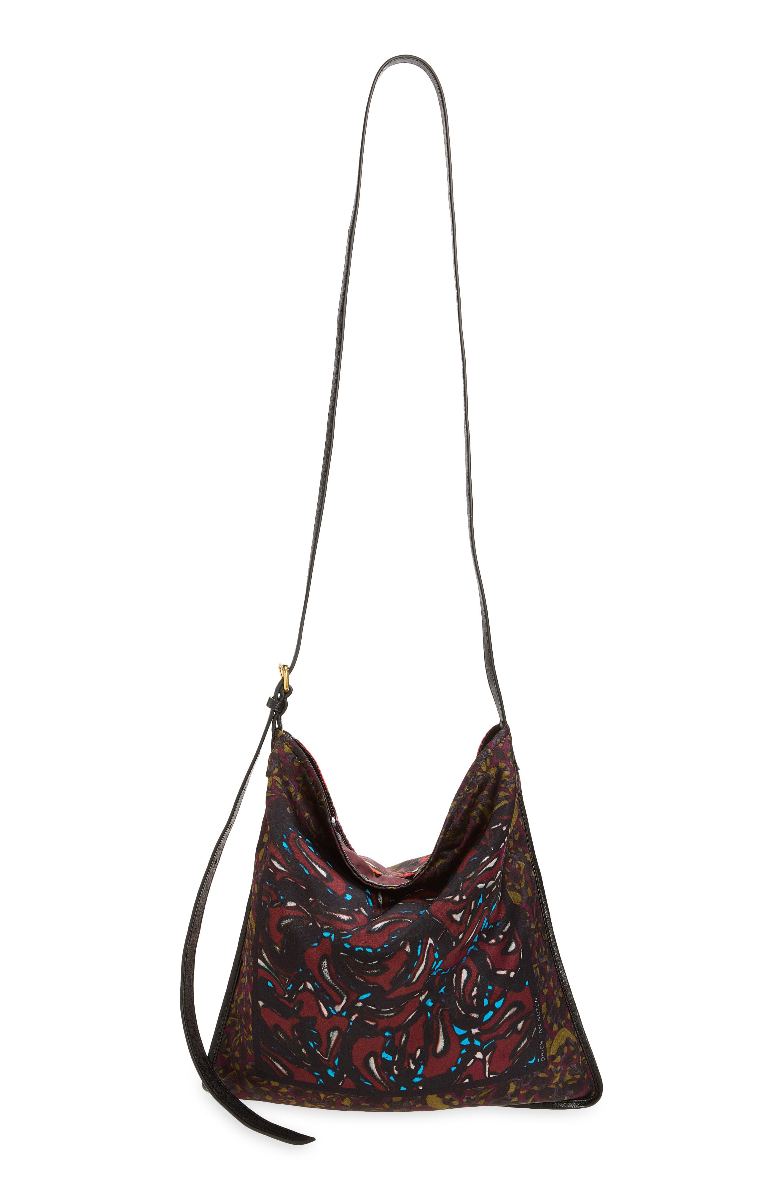 Crossbody Bag with Pouch, Main, color, RUST 701