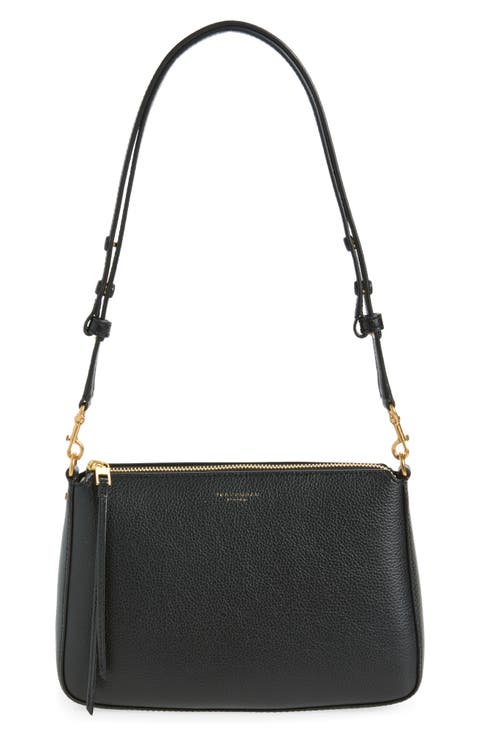 Small Perry Leather Shoulder Bag