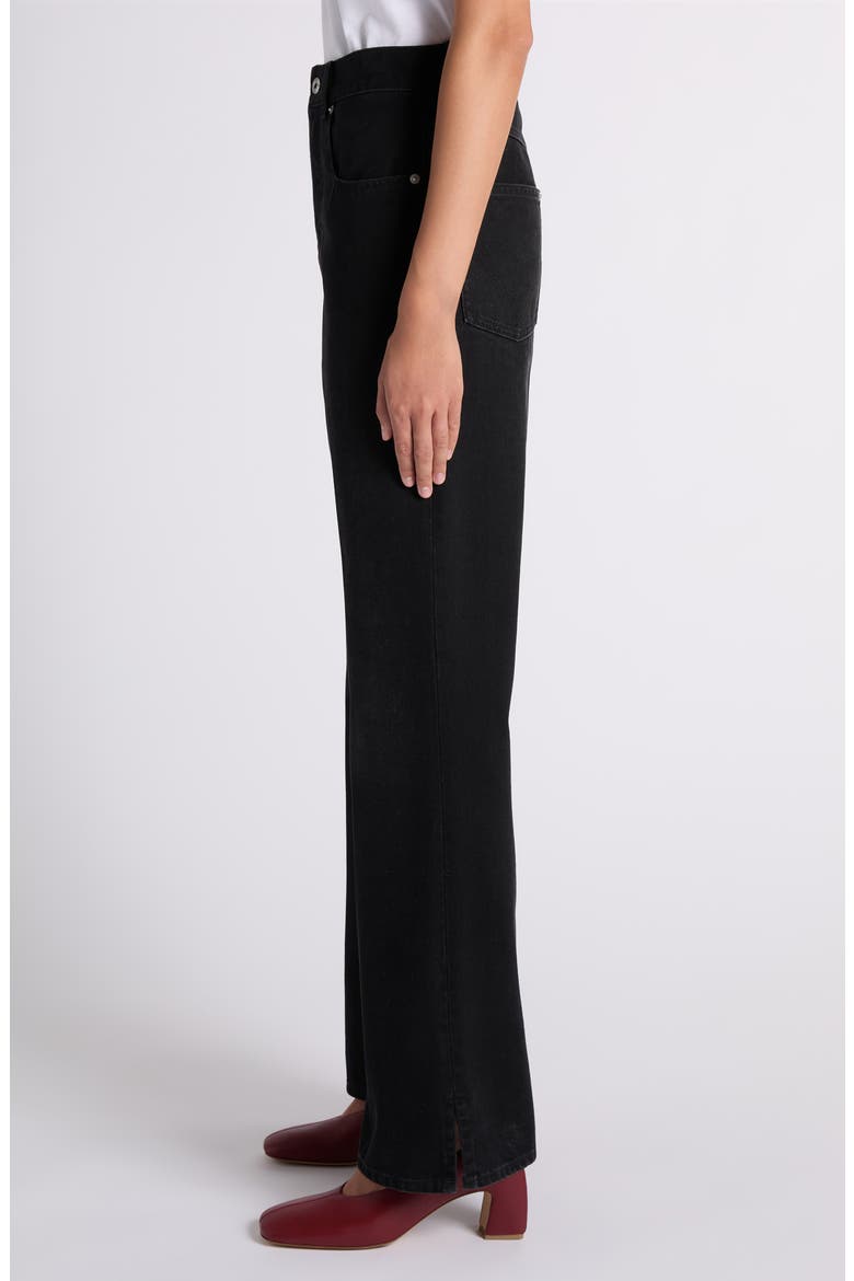Wide Leg Jeans, Alternate, color, 1000 BLACK
