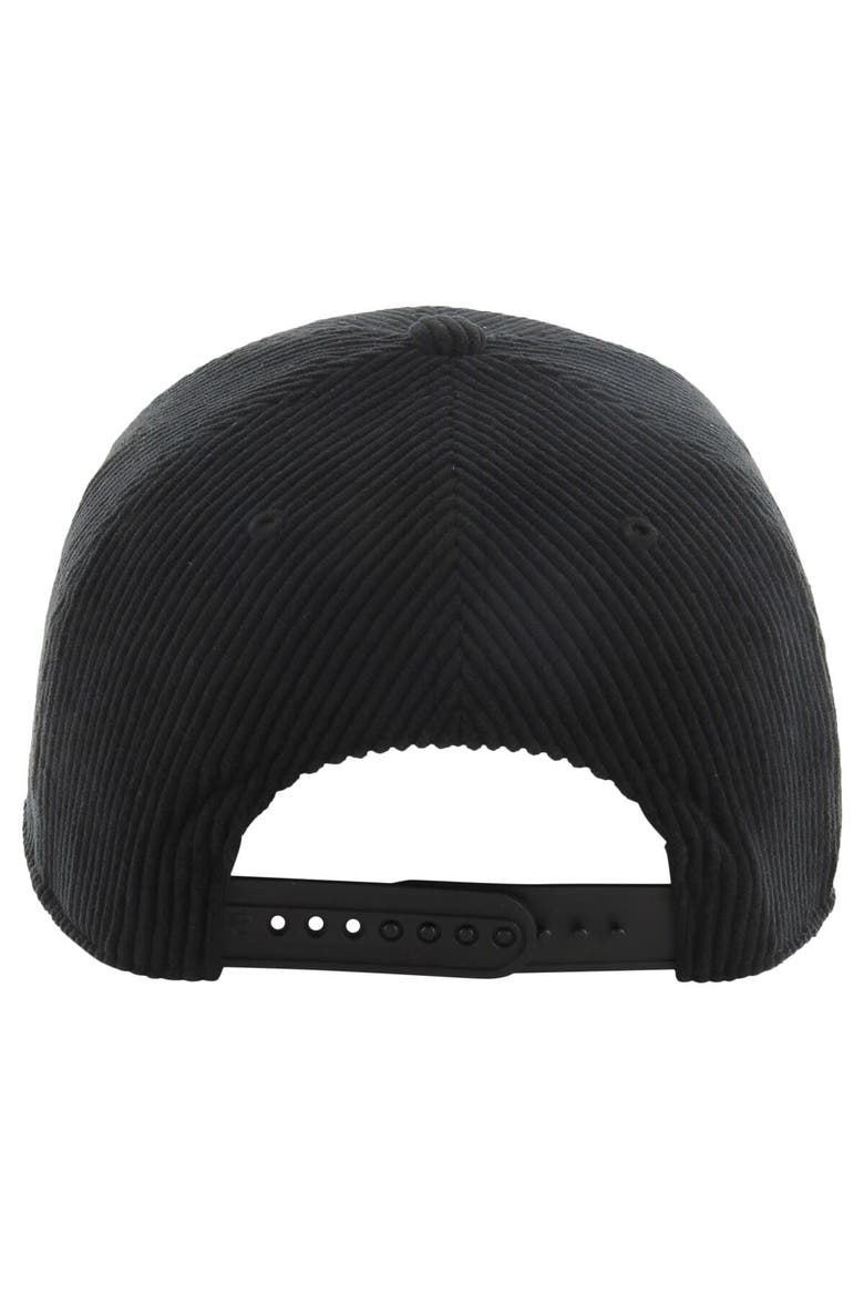 Men's '47 Black San Francisco Giants Wax Pack Collection Corduroy Clean Up Adjustable Hat, Alternate, color, Black