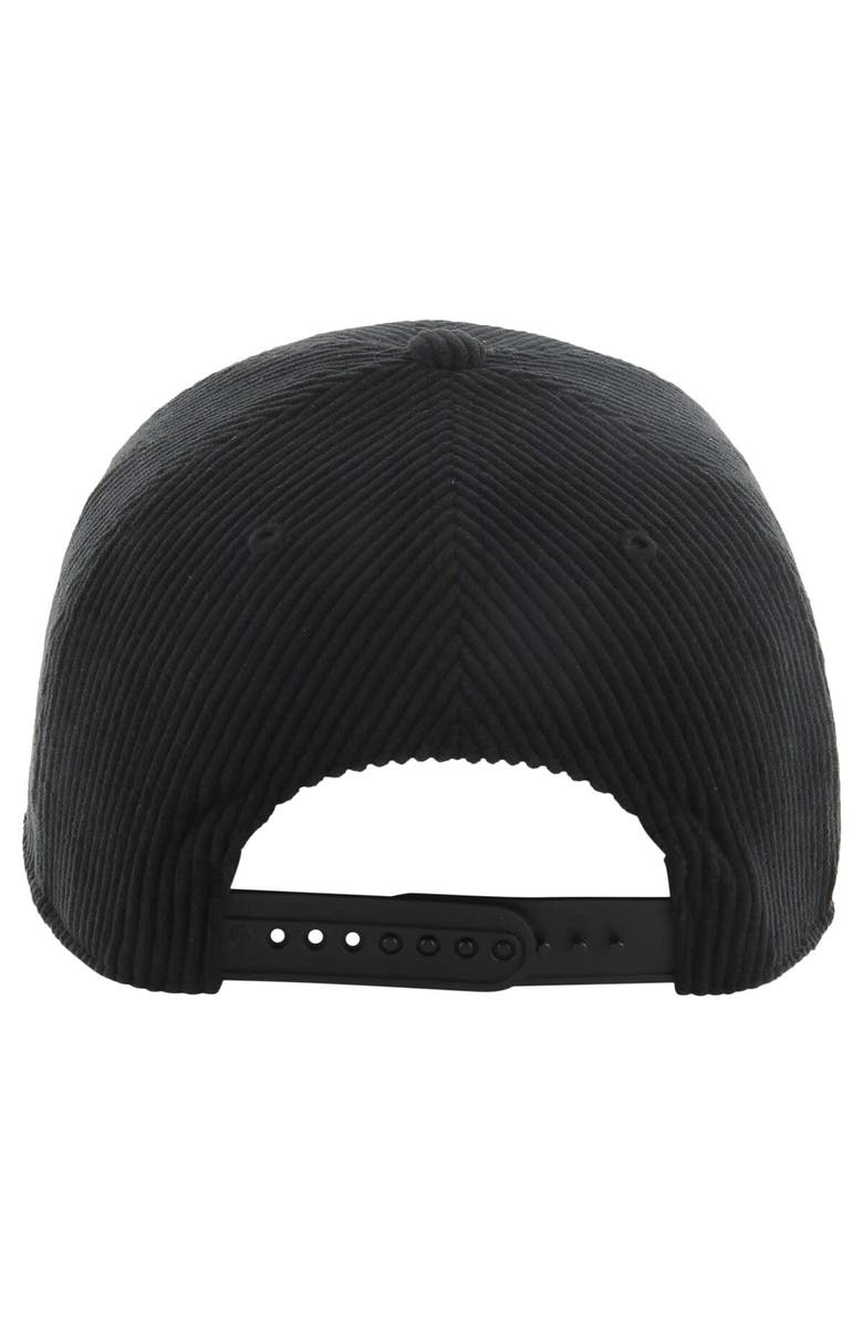 '47 Men's '47 Black San Francisco Giants Wax Pack Collection Corduroy Clean Up Adjustable Hat, Alternate, color, Black