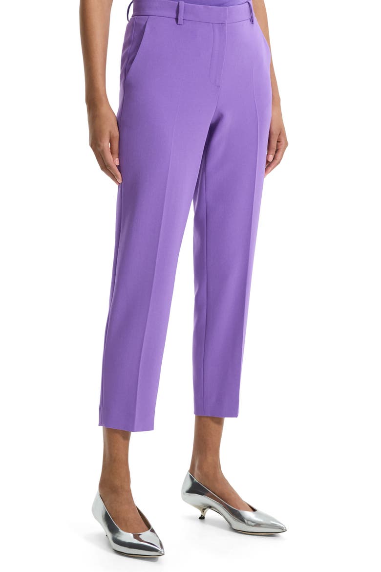 Tailored Ankle Trousers, Alternate, color, BRIGHT PEONY