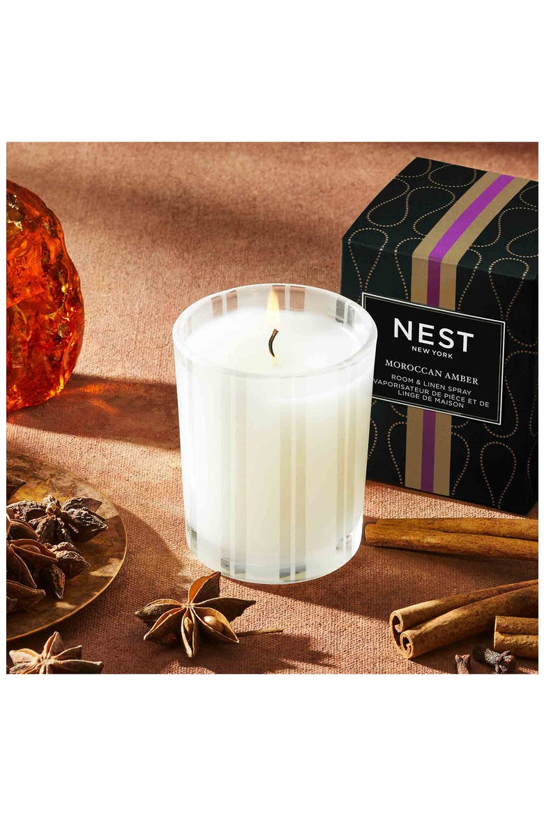 Moroccan Amber Scented Candle, Alternate, color, NO COLOR