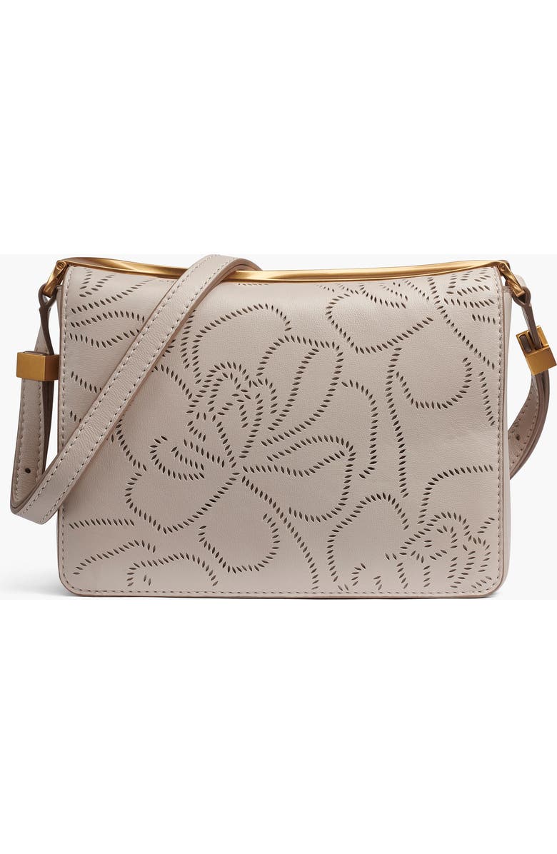 Donna Karan New York Jericho Floral Perf Shoulder, Main, color, Sand